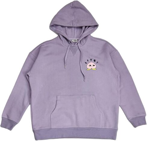 Men Graphic Fleece Hoodies Cute Peach Printed Casual Oversized Streetwear Hiphop Hooded Pullover Top in Saudi Arabia