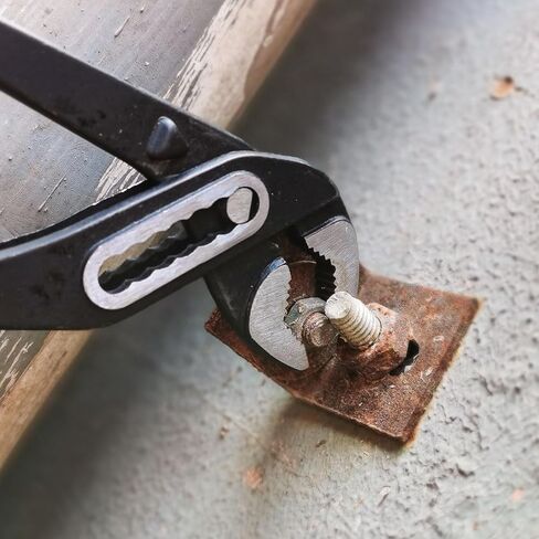 مجموعة كماشة مفصل اللسان والأخدود من HAUTMEC، كماشة مضخة مياه سريعة الضبط التلقائي مع حقيبة أدوات تخزين، تتضمن HT0324-PL مقاس 7 بوصات و10 بوصات و12 بوصة in Kuwait