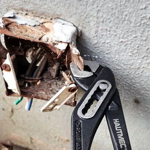 مجموعة كماشة مفصل اللسان والأخدود من HAUTMEC، كماشة مضخة مياه سريعة الضبط التلقائي مع حقيبة أدوات تخزين، تتضمن HT0324-PL مقاس 7 بوصات و10 بوصات و12 بوصة in Kuwait