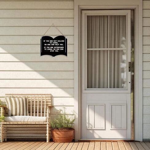 علامة تعليق خشبية تحفيزية من Kihraw، لوحة فنية وديكور جداري للمكتب، علامة تحفيزية، اقتباسات إيجابية لديكور الحائط، هدايا تشجيعية، أقوال إيجابية لديكور الحائط، اقتباسات ملهمة in Kuwait