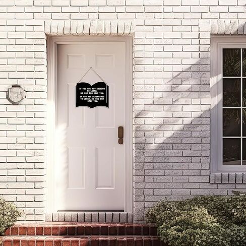 علامة تعليق خشبية تحفيزية من Kihraw، لوحة فنية وديكور جداري للمكتب، علامة تحفيزية، اقتباسات إيجابية لديكور الحائط، هدايا تشجيعية، أقوال إيجابية لديكور الحائط، اقتباسات ملهمة in Kuwait