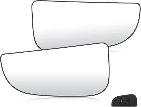Lower Passenger Right Side Tow Convex Mirror Glass With Rear Holder Compatible with 2009-2020 Dodge Ram 1500 2500 3500 4500 5500, Replacement for 68067731AA in Saudi Arabia