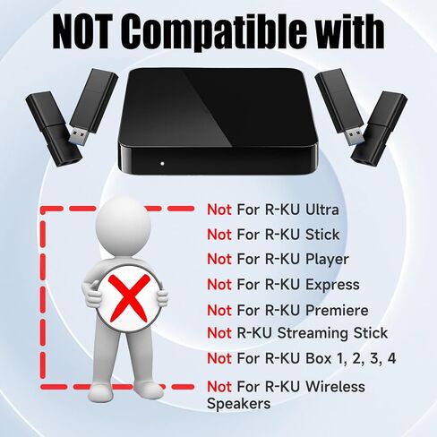 جهاز تحكم عن بعد عالمي جديد للتلفزيون Roku TV، لتلفزيون TCL/Hisense/Sharp/Philibs/Onn/Element/Insignia Roku TV (ليس لعصا Roku أو الصندوق) (عبوة من قطعتين) in Kuwait