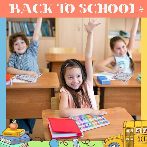 24 Pcs Dry Erase Multiplication Chart Whiteboard 9 x 12 inch Double Sided Multiplication Table Whiteboard Times Table Math Manipulatives White Board for Kids Students Classroom Home Learning in Saudi Arabia