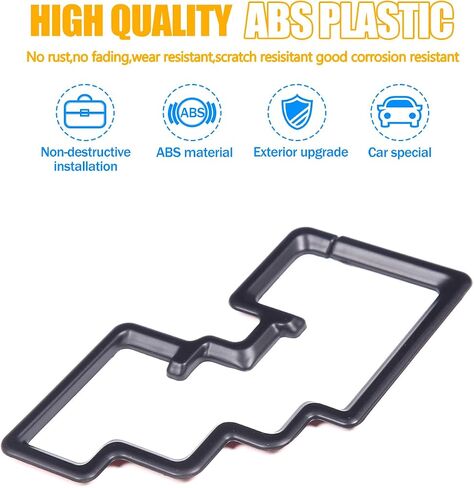 LLKUANG وحدة تحكم مركزية للسيارة لوحة نقل الحركة والعتاد إطار زخرفي متوافق مع Toyota Tundra 2014-2021 Gear Shifter غطاء مركزي مضاد للخدش ملحقات داخلية (أسود مطفي) in Kuwait