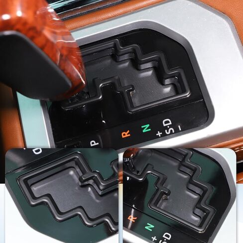 LLKUANG وحدة تحكم مركزية للسيارة لوحة نقل الحركة والعتاد إطار زخرفي متوافق مع Toyota Tundra 2014-2021 Gear Shifter غطاء مركزي مضاد للخدش ملحقات داخلية (أسود مطفي) in Kuwait