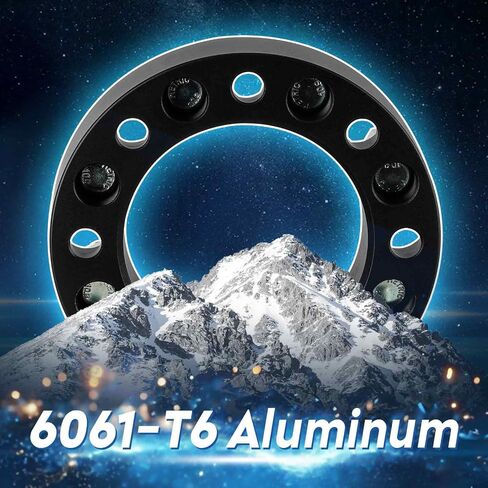 8x6.5 Wheel Spacers 1.5in 8x165.1 Wheel Adapters Forged 8 Lugs fit for Chevrolet GMC C2500 C3500 K2500 K3500 1988-1998 Express 2500 3500 1997-2014 126.15mm Bore M14x1.5 Studs 2pcs in Saudi Arabia