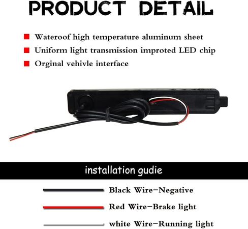 GTINTHEBOX for 2008-2013 Cadillac CTS or CTS-V,2008-2012 Buick Enclave, 2005-2009 Equinox, 2007-2009 Trailblazer SS LED Rear Fog Bumper Reflector Brake Tail Lights in Kuwait