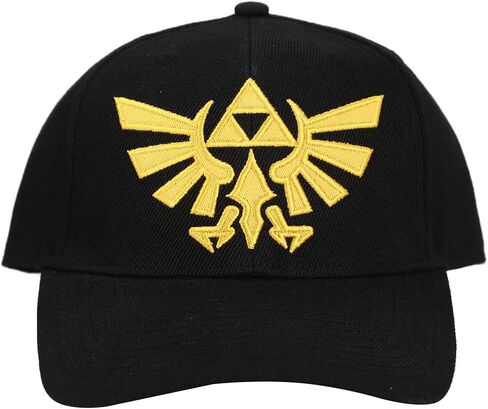 Zelda Video Game Black Sublimated Print Bill Adjustable Hat in Saudi Arabia