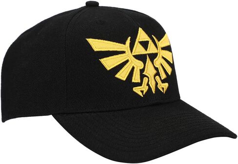 Zelda Video Game Black Sublimated Print Bill Adjustable Hat in Saudi Arabia