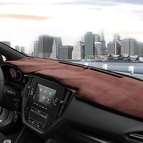 KUNGKIC for 2023 Subaru WRX VB S4 STI Base GT Limited Premium لوحة القيادة غطاء حماية لوحة القيادة حصيرة وسادة الفانيلا السجاد الملحقات الداخلية (أسود) in Kuwait