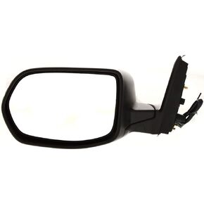 For Honda CR-V 2007 08 09 10 2011 Door Mirror Passenger Side | Power | Non-Heated | Manual Folding | Textured Black | Replacement For 76200SWAA02 | HO1321226