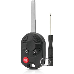 3 Button Car Remote Control Key fits for Ford Escape Fiesta Transit Connect 2011-2016 car Key fob 315 MHz (OUCD6000022) with Keyring and Screwdriver