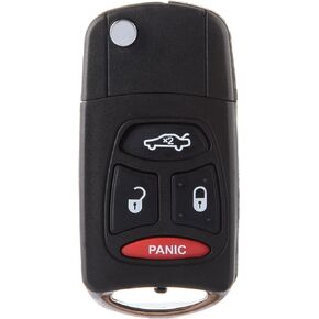 cciyu Keyless Entry Remote Smart Key Fob Shell Case 2005-2007 Fit for Chrysler 300 2.7L 2005-2007 Fit for Chrysler 300 3.5L 4 Buttons KOBDT04A-3,OHT692713AA-3,05183349AAc,OHT692713AA-3