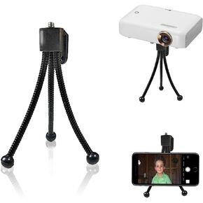 Light and Slim Flexible Mini Tripod for Cellphones Holder Adapters, Compact Cameras, and Camcorders, LGG699