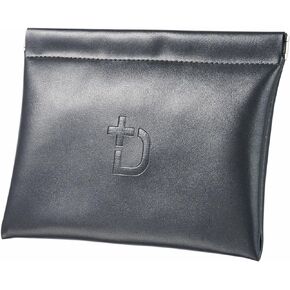 DOCKCASE PU Leather Electronic Organizer Bag, Water Resistant Cable Organizer Bag for Travel Essentials, Tech Gifts for Men, Storage Bag as Accessories for Phone, Cord, HUB, Enclosure (Gary)