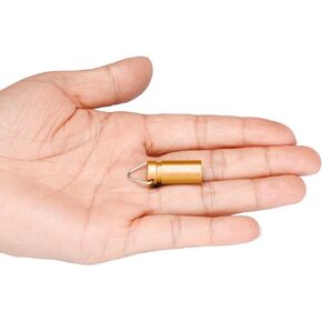 LIGHTFE MINI01 Keychain Flashlight Mini Keychain Light خفيف وصغير ومشرق (Mini01-Gold)