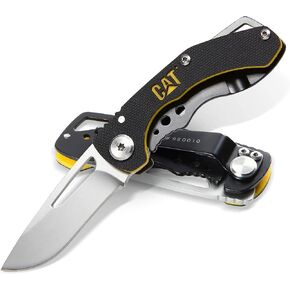 CAT980010 Caterpillar Framelock, Black G10 Handle, 2"