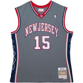 Mitchell & Ness Vince Carter New Jersey Nets Alternate 2004-05 Mens Swingman Jersey, Grey