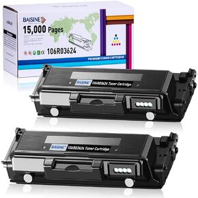 WorkCentre 3335 Toner, BAISINE 2-Pack Compatible 106R03624 Toner Cartridges Replacement for Xerox WorkCentre 3335, WorkCentre 3345, Phaser 3330 Toner – Extra High Yield 15,000 Pages in Kuwait