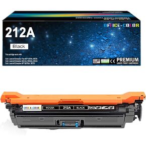 212A Black Toner Cartridges Replacement for HP 212A W2120A Works with Color Laserjet Enterprise M554, M555 Series, Color Laserjet Enterprise MFP M578 Series (1 Pack)