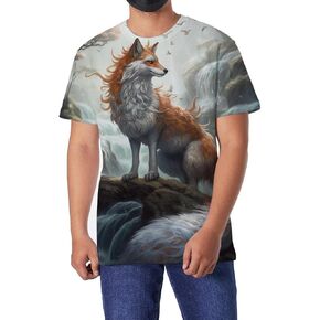 Men's T-Shirt 3D Printed T-Shirt Novelty Graphics T-Shirt Crewneck Tees S-3XL