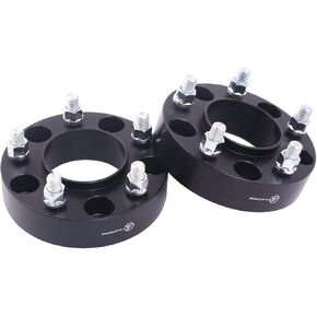 VLAOSCHI Black Forged 5x4.5 Hubcentric Wheel Spacers 1.5 Inch with 14x1.5 Studs 64.1mm Hub Bore Compatible with Tesla for 2017-2023 Model 3 | 2020 2021 2022 2023 Model Y - Pack of 2 in Kuwait