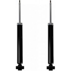TRQ Rear Suspension Shock Absorber LH Driver RH Passenger Side Pair 2pc Set Compatible with BMW F30 F32 328i 335i