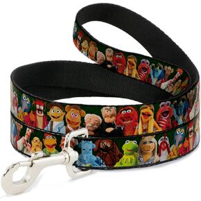 Dog Leash Muppets 20 Character Group Pose Greens 6 Feet Long 1.5 Inch Wide
