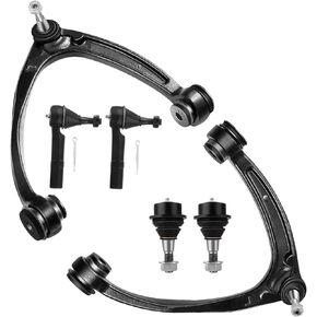 SCITOO 6pcs Front Suspension Kit Upper Control Arm Lower Ball Joint Outer Tie Rods Fit 2007-2012 for Chevy Silverado 1500 for GMC Sierra 1500 2007-2011 for Cadillac Escalade