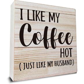 I'm Feeling a Little Dirty Wooden Box Sign Desk Decor, Laundry Quote Wood Box Sign for Home Laundry Shelf Table Decoration 5 X 5 Inch