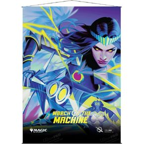 Ultra Pro - March of the Machine Wall Scroll for Magic: The Gathering - Perfect for Room Decoration or Styling Your Gaming Room, Features Exclusive MTG Artwork, Perfect for Gamers & Decorating Office