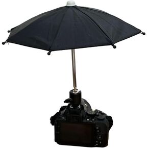 360° Swivel Camera Umbrella with Hot Shoe Camera Rain Cover, Protector Sunshade, Protects Camera from Rain