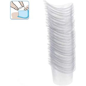 65 Pcs 5ml Disposable Eye Wash Cups Portable Plastic Measuring Cup Eye Flush Cleaning Cups