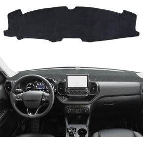 auovo Dashboard Cover Mat Compatible with Ford Bronco Sport Accesories 2021 2022 2023 Anti-Slip Dash Cover Dash Carpet Cover Sunshield Protector Mat
