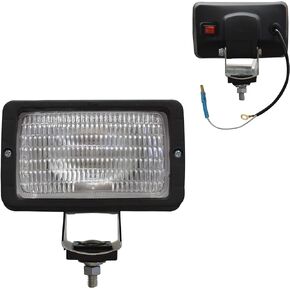 Work Lamp Assembly With On-Off Switch 12v Lights Off Road Lights Suitable For Work Lights Truck Jcb Tractor Ford New Holland Jcb Universal Emergency Light Bulb
