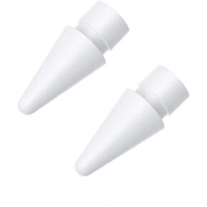 Tucana Silicone Pen Tips Compatible for Apple iPad Pencil 1st & 2nd Generation (White 10-Pack)