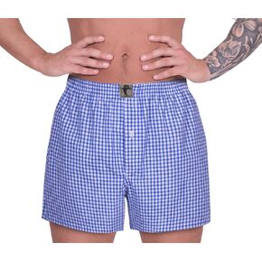 LUFT Mens Classic Mercerized Cotton Pull On Soft Underwear Trunks Boxer Shorts