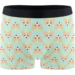 visesunny Men's Underwear Boxer Briefs Soft Breathable Bamboo Viscose Underwear for Men Funny Underpants