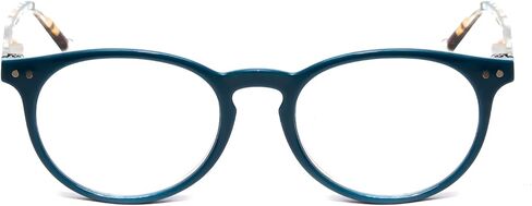 Calabria MDR8003 Womens Round Reading Glasses Ladies Single Power Readers Trendy Chic Classic Eyeglass Designer Cute Stylish in Saudi Arabia