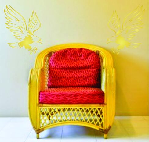 استنسل النسر، 4.5 × 6 بوصة (صغير) - استنسل حائط مزخرف للحياة البرية للطيور والحيوانات لقالب الرسم in Kuwait