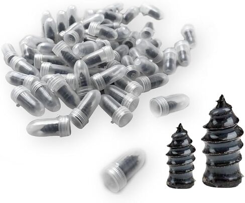 60PCS Tire Repair Nails, Car Vacuum Tire Repair Rubber Nail Kit, Self-Service Rubber Screw Tire Plugs, Quick Puncture Repair Tools, Suitable for Car, Motorcycle, ATV, Truck, Tire Puncture Repair in Saudi Arabia