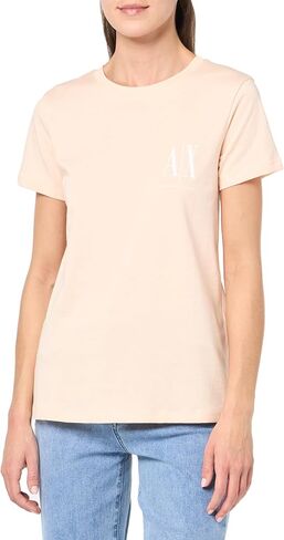 A｜X ARMANI EXCHANGE Women's Regular Fit A|x Icon T-Shirt Cotton Jersey in Saudi Arabia