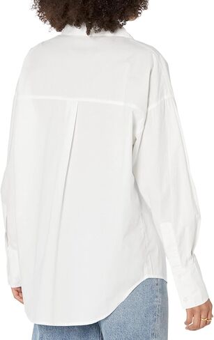 Monrow Women's Ht1218-2-poplin Shirt in Saudi Arabia