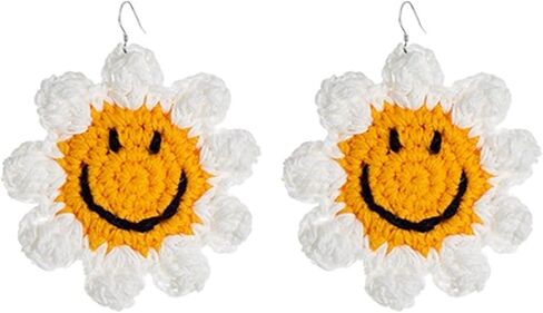 Handmade Dangle Earrings Cute Statement Earrings Colorful Fun Novelty Preppy Jewelry Gifts for Girls Women in Saudi Arabia