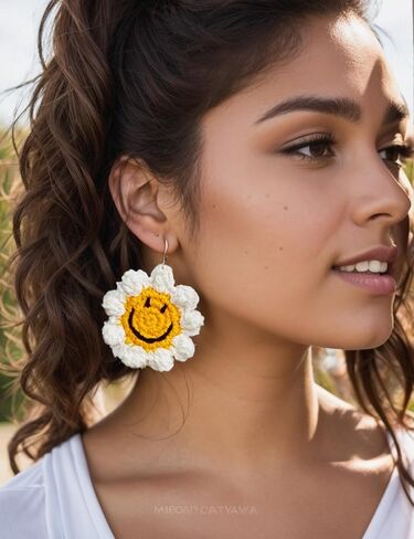 Handmade Dangle Earrings Cute Statement Earrings Colorful Fun Novelty Preppy Jewelry Gifts for Girls Women in Saudi Arabia