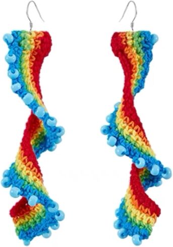 Handmade Dangle Earrings Cute Statement Earrings Colorful Fun Novelty Preppy Jewelry Gifts for Girls Women in Saudi Arabia