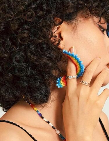 Handmade Dangle Earrings Cute Statement Earrings Colorful Fun Novelty Preppy Jewelry Gifts for Girls Women in Saudi Arabia