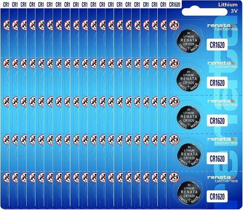 Renata CR1620 Batteries - 3V Lithium Coin Cell 1620 Battery (5 Count) in Saudi Arabia