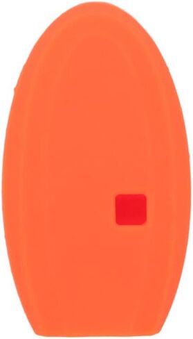 Silicone Cover Protector Case Holder Skin Jacket Compatible with INFINITI 4 Button Smart Remote Key Fob CV4508 Orange in Saudi Arabia